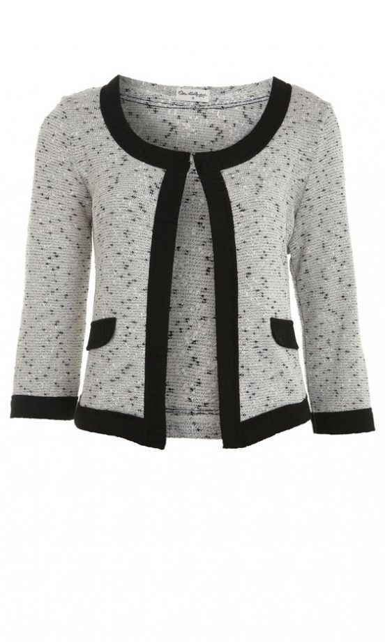 Miss Selfridge Cream Textured Jacket, £35
