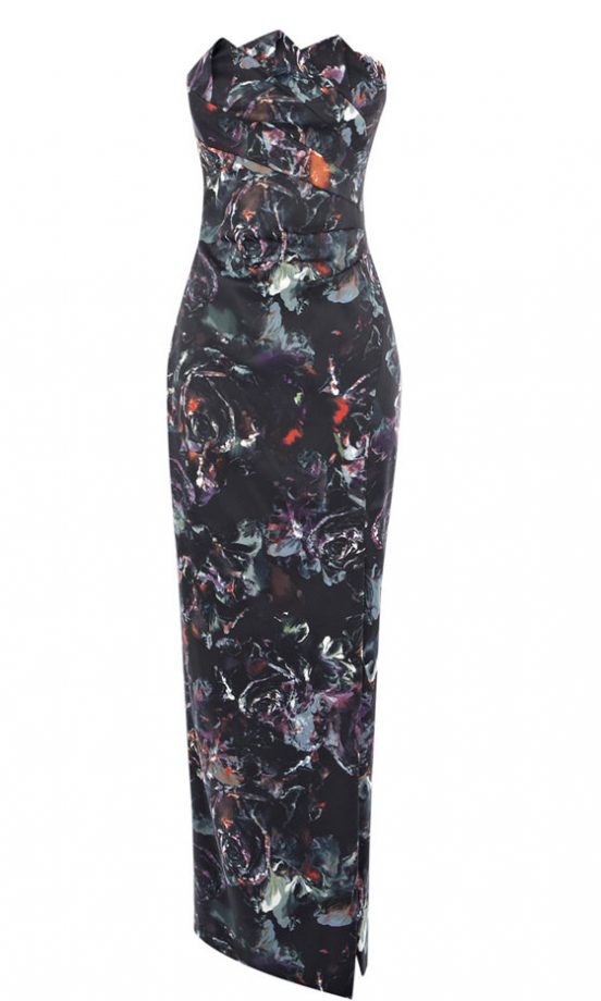 Karen Millen Rose Maxi Dress, £235