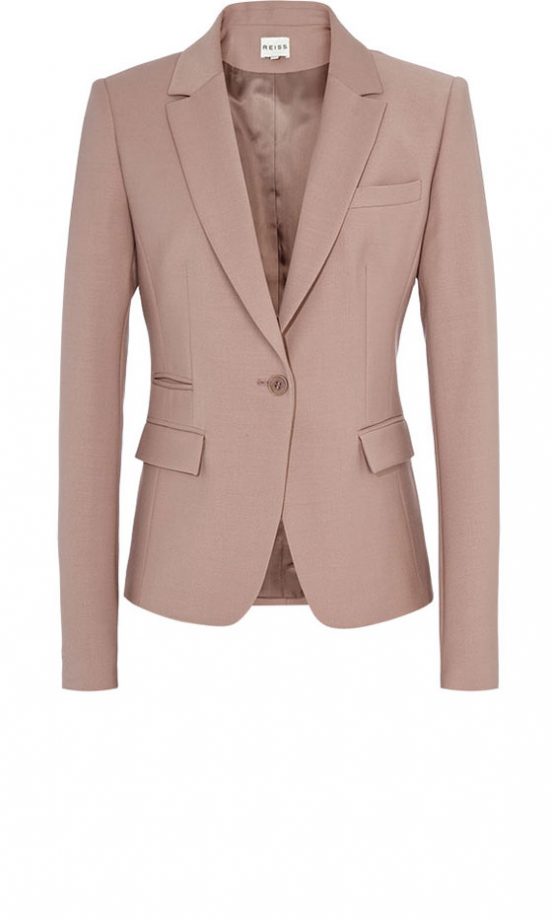 Reiss Dusty Rose Tailored Jacket, £195