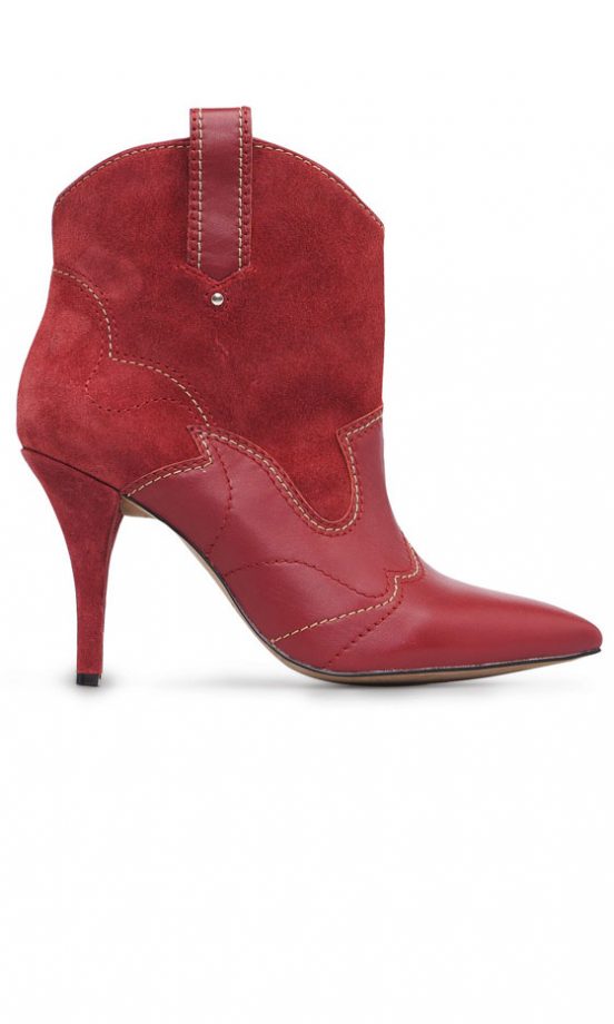 Mango Red Suede Boots, £89.99