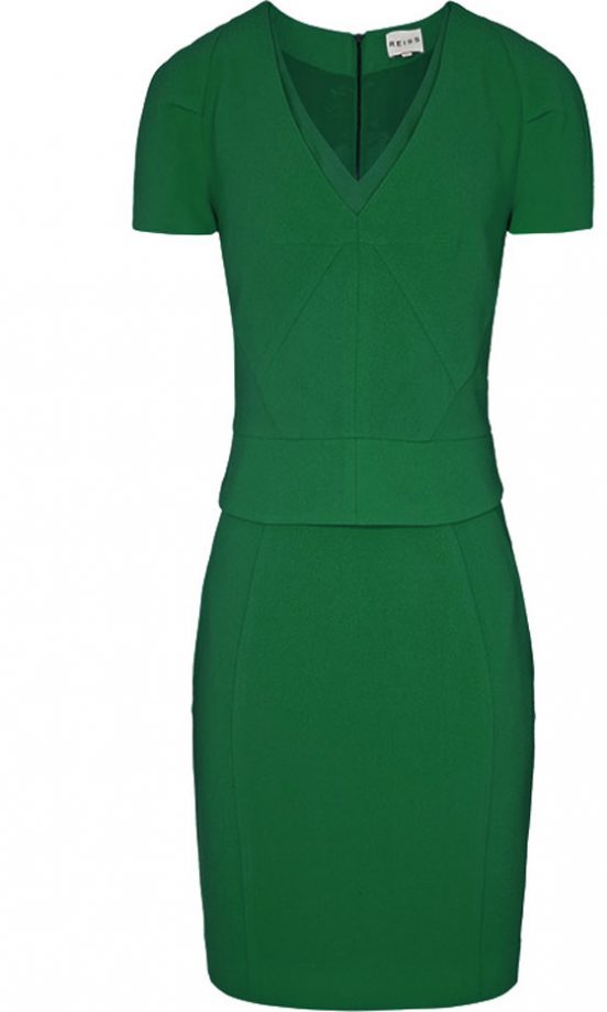 Reiss Emerald Peplum Dress, £169