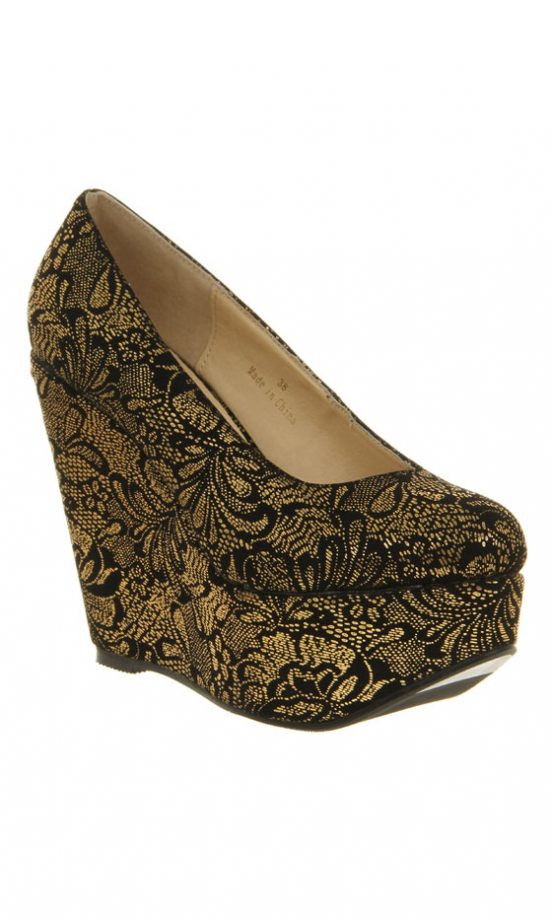 Office Baroque Wedges, £55