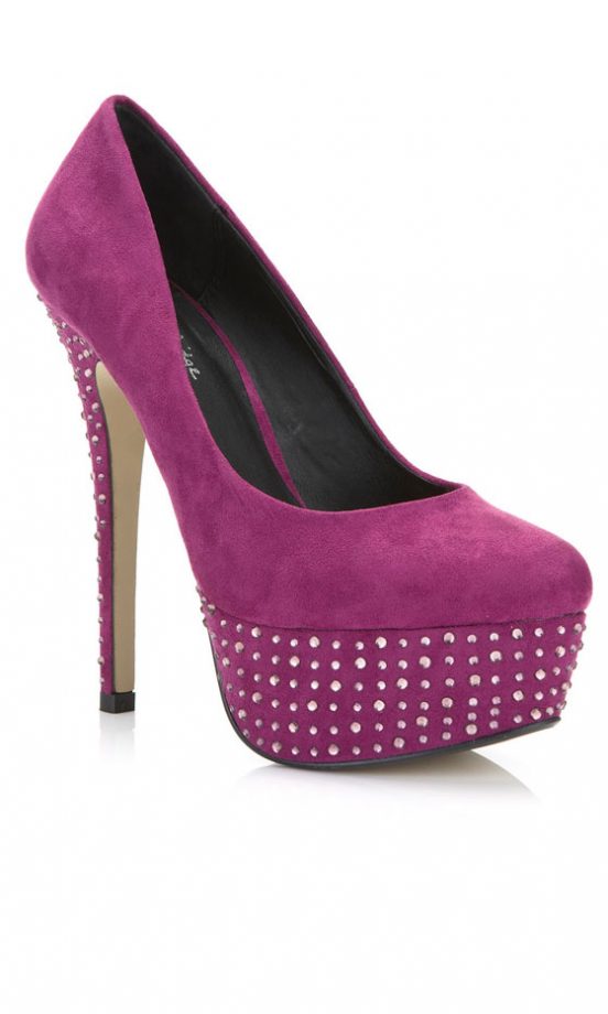 Miss Selfridge Studded Platforms, £48