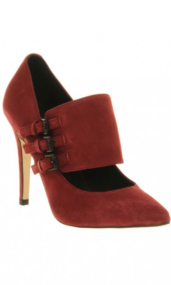Office Buckle Suede Heels, £68