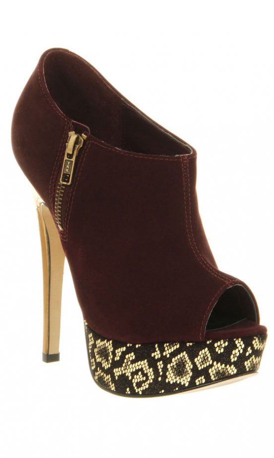 Office Gold Platform Heels, £75