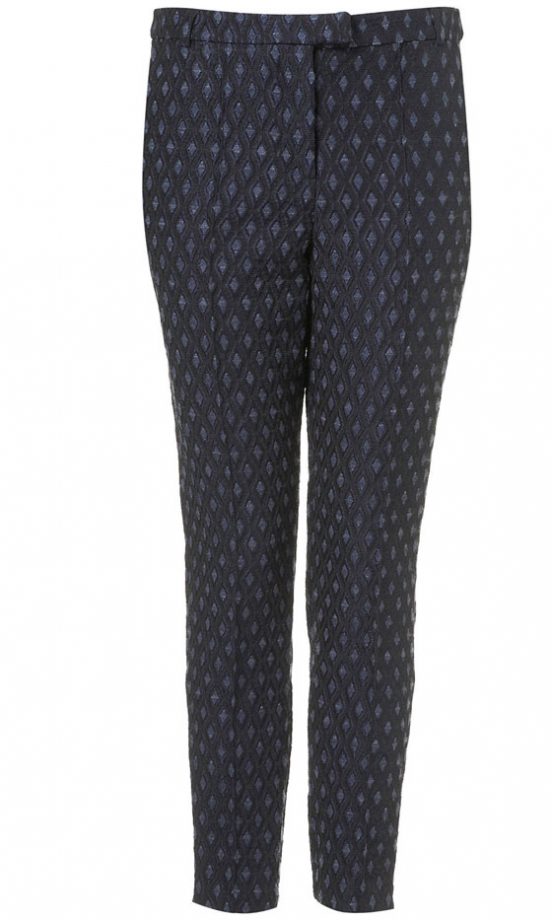 Topshop Diamond Jacquard Trousers, £60