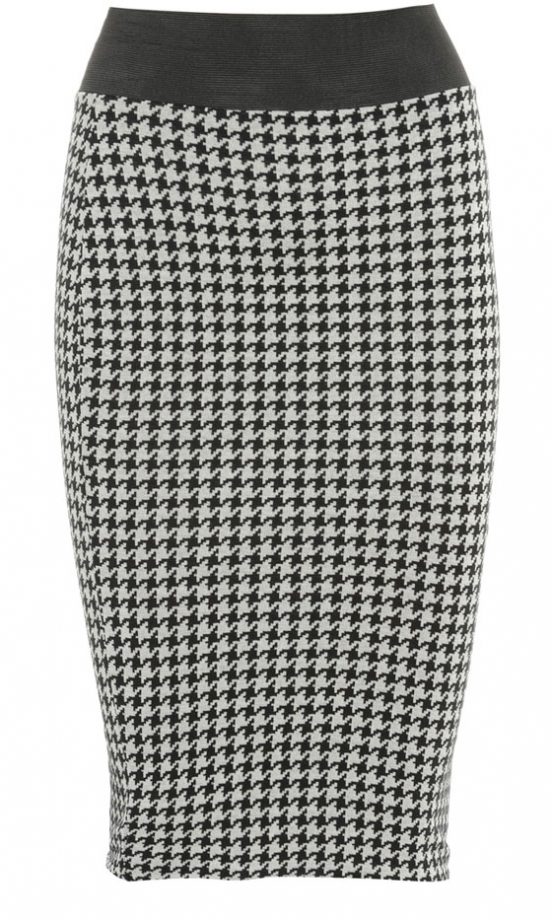 AX Paris Dogtooth Peplum Skirt, £18