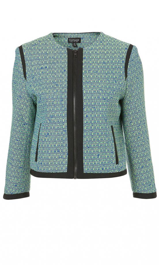 Topshop Co-Ord Fluro Boucle Jacket, £65