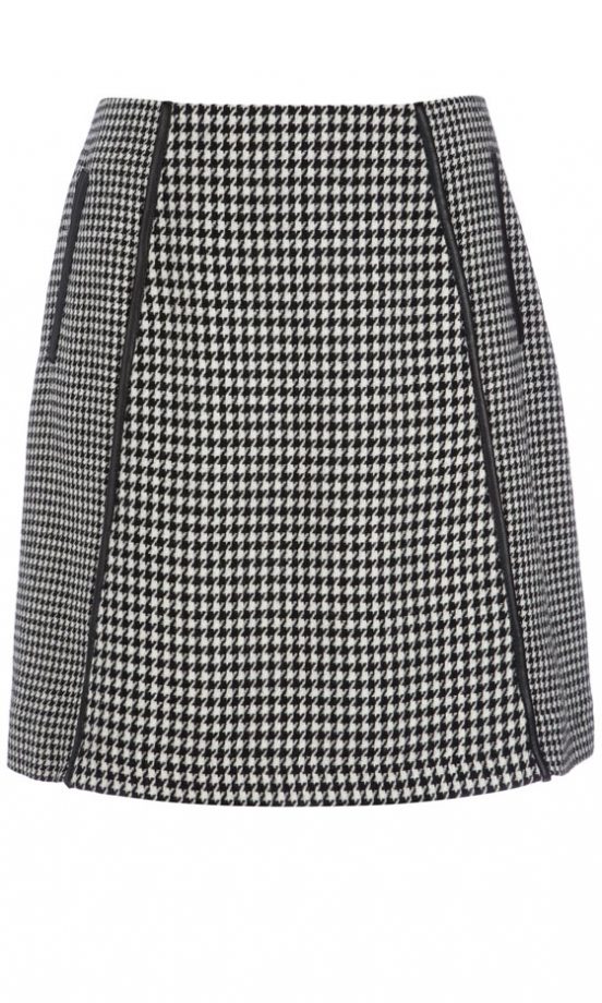 Wallis Dogtooth Mini Skirt, £32