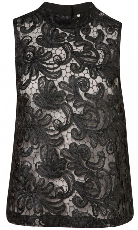 Topshop Lace Shell Top, £45
