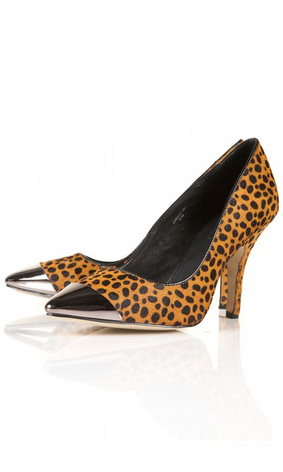 Topshop Metal Toe Cap Courts, £50