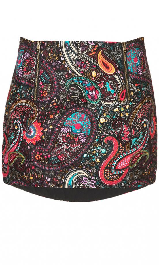Topshop Paisley Print Skirt, £34