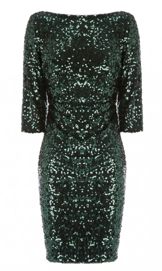 Coast Green Sequin Dress, £180