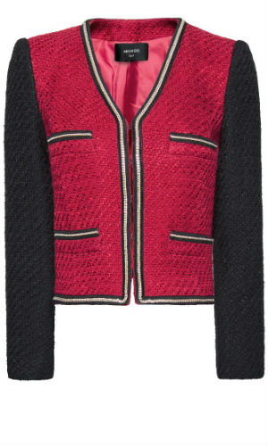 Mango Trimmed Bouclé Jacket