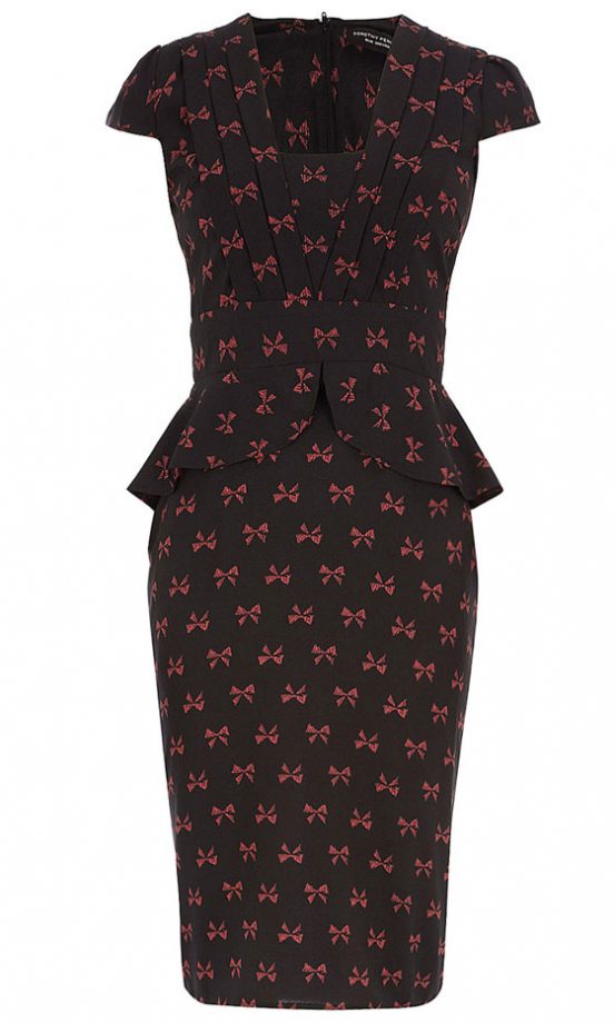 Dorothy Perkins Bow Print Dress, £32