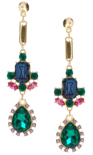 We love these Asos gem-encrusted earrings!