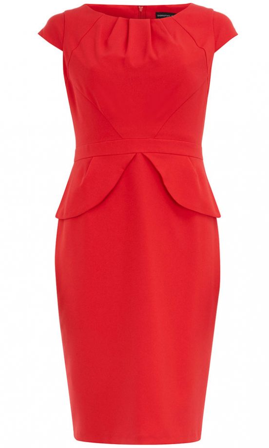 Dorothy Perkins Red Hourglass Dress, £28
