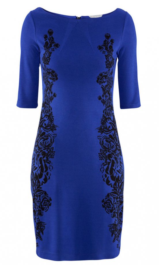 H&M Blue Baroque Jersey Dress, £24.99