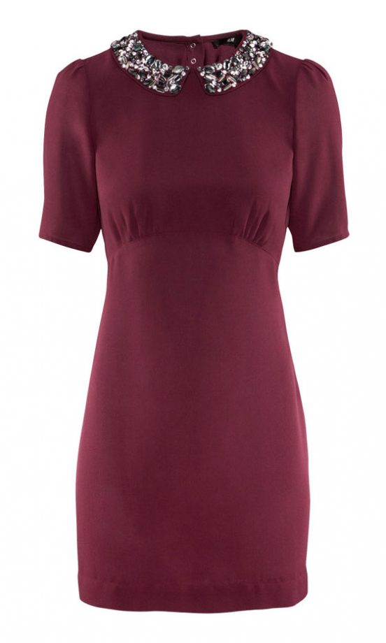 H&M Embellished Collar Dress, £29.99