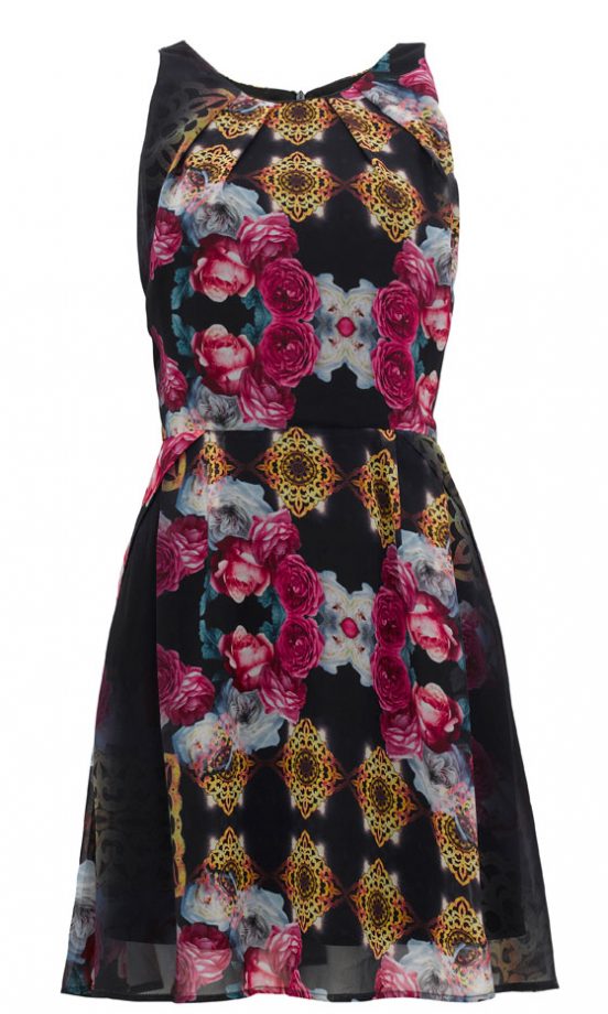 Internacionale Black Floral Print Dress, £22.99