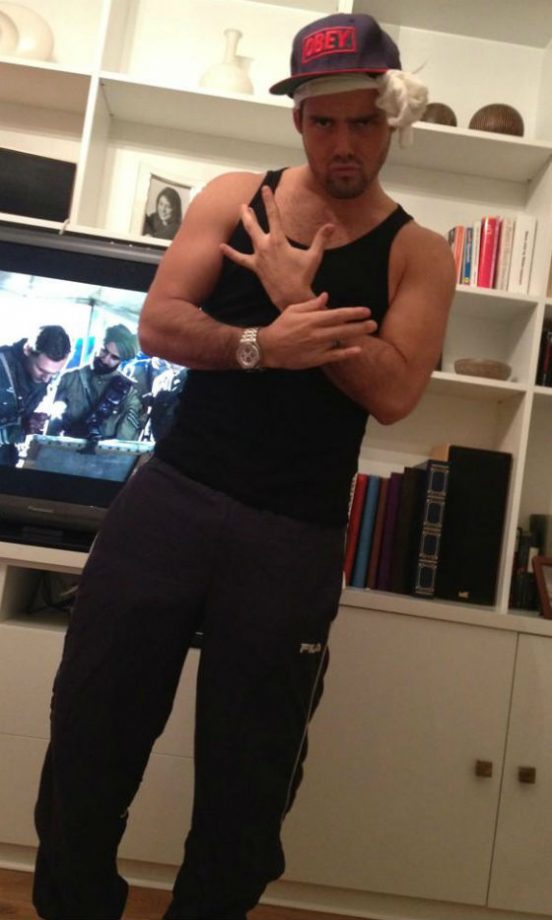 Celebrity Halloween Costumes: Made In Chelsea's Spencer Matthews (By @louiseathompson)
