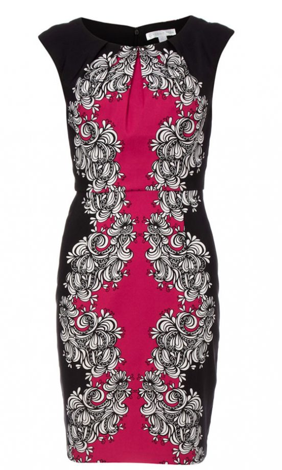 TK Maxx Black And Pink Floral Dress, £24.99