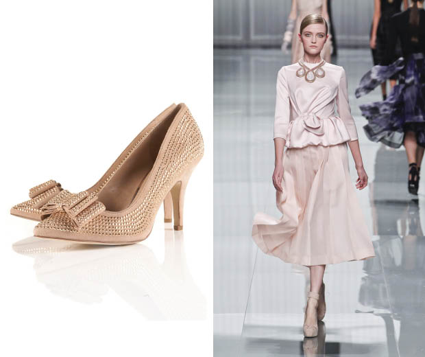 Get the ’50s look, as seen at Dior, with Topshop's bow heels