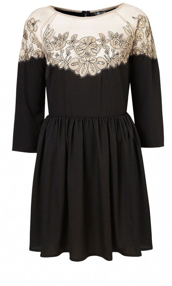 Topshop Lace Insert Dress, £65