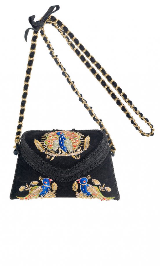Zara AW12 Peacock Chain Bag