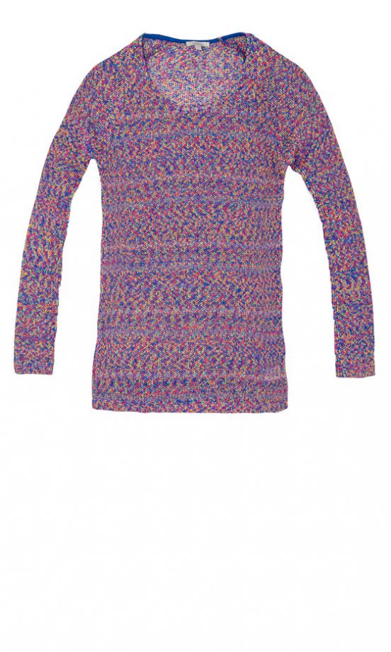 Zara AW12 Rainbow Knit Jumper
