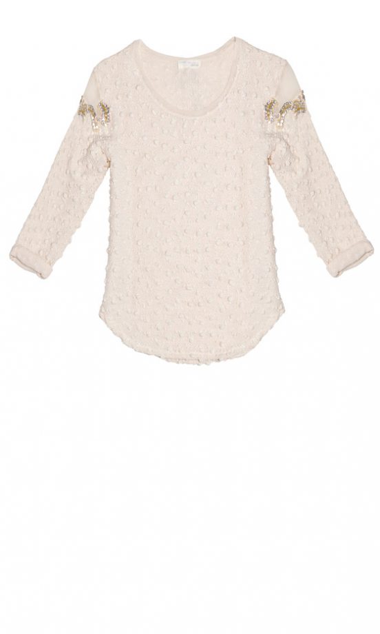 Zara AW12 Textured Sequin Jumper