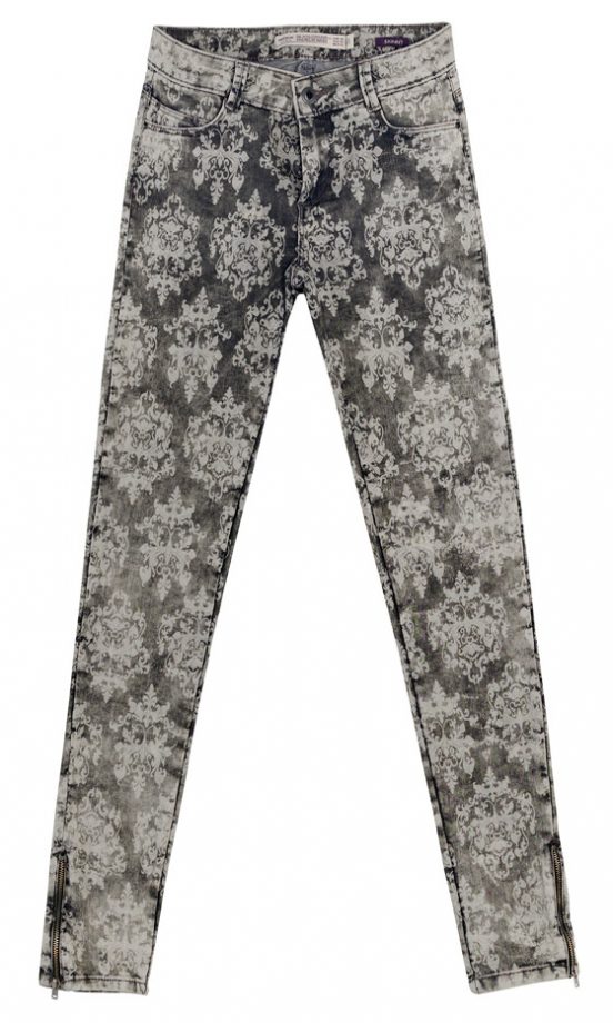 Zara AW12 Wallpaper Print Jeans