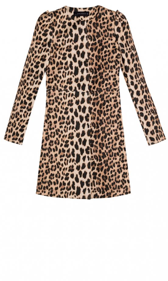 Zara AW12 Leopard Print Coat