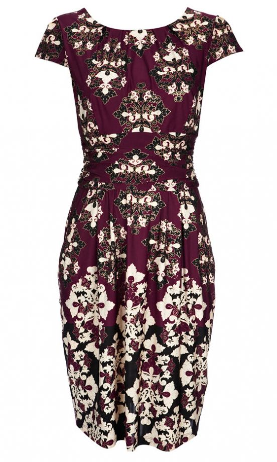 Wallis Wine Paisley Print Dress, £38