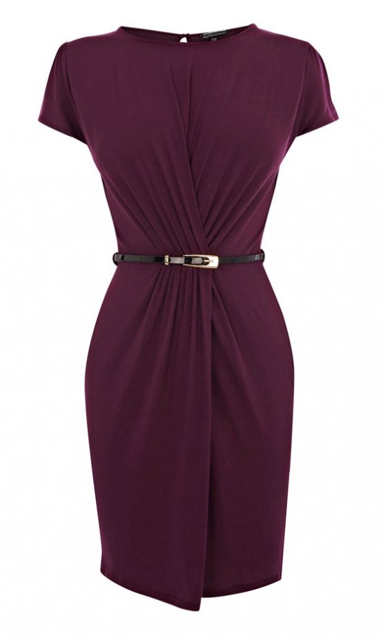 Warehouse Gauged Wrap Dress, £28.50