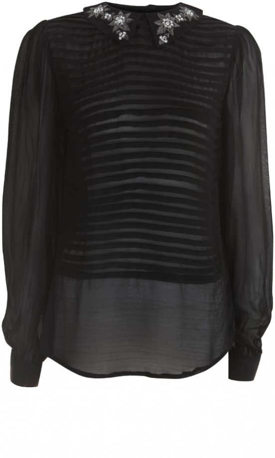 Topshop AW12 Stripy Sheer Shirt, £48