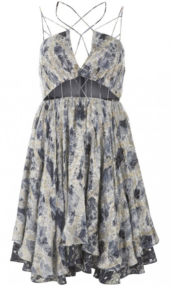 Topshop AW12 Floral Strappy Dress, £120