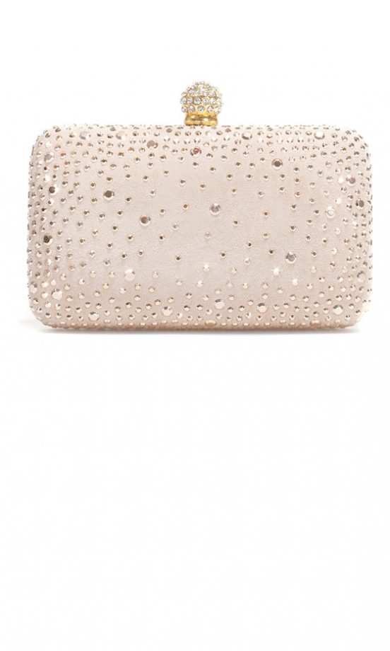 Zara AW12 Pink Sparkle Box Clutch