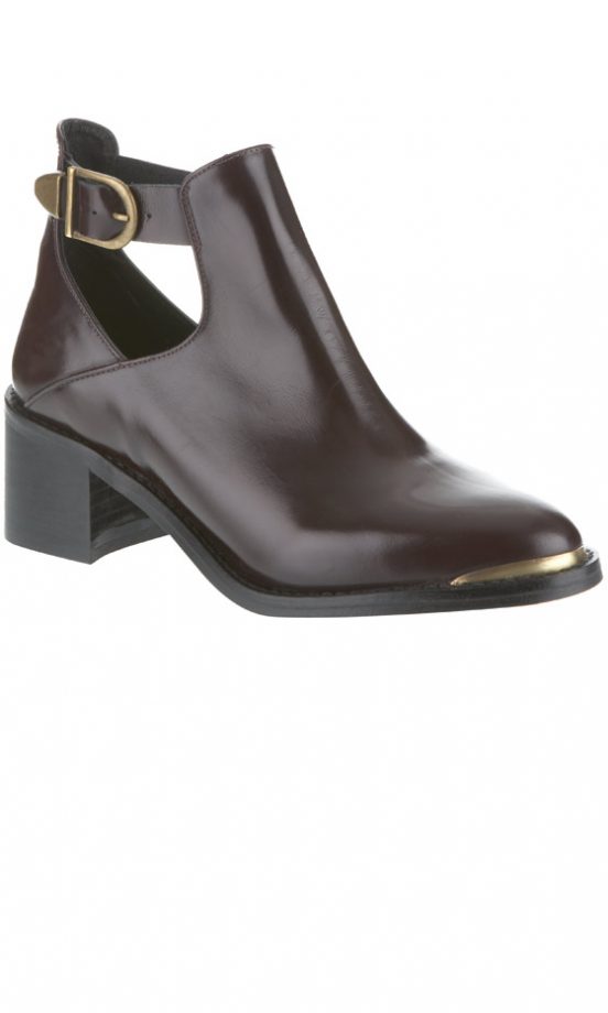 Topshop AW12 Brown Buckle Boots, £65