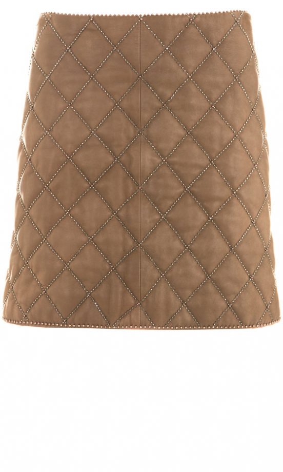 Topshop AW12 Brown Quilted Skirt, £75