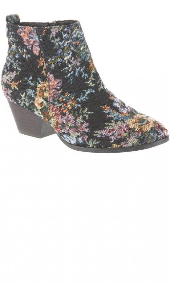 Topshop AW12 Embroidered Ankle Boots, £62