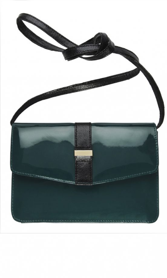 George At Asda Patent Shoulder Bag