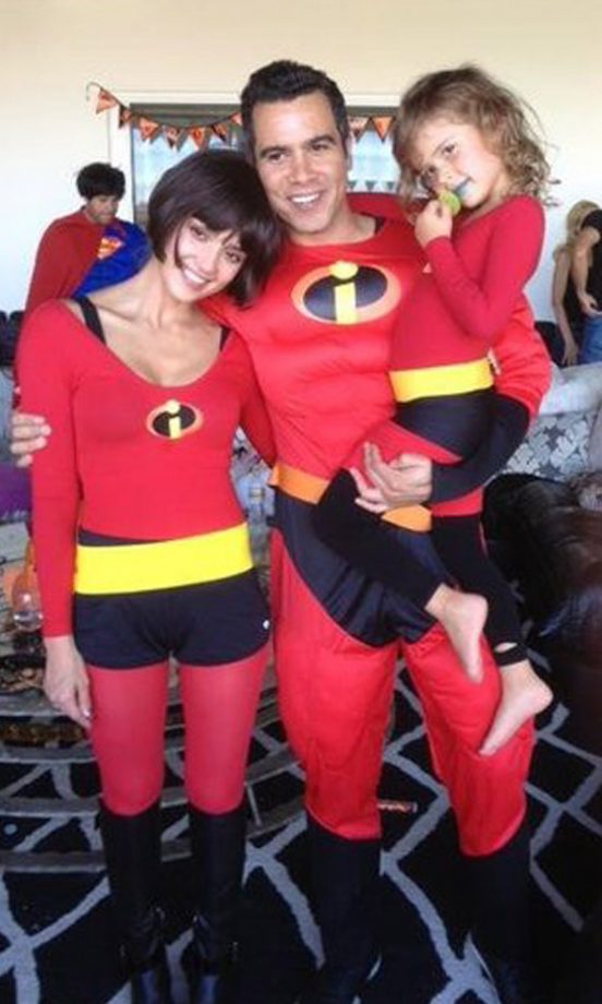 Celebrity Halloween Costumes: Jessica Alba & Cash Warren (Jessica's Official Facebook)