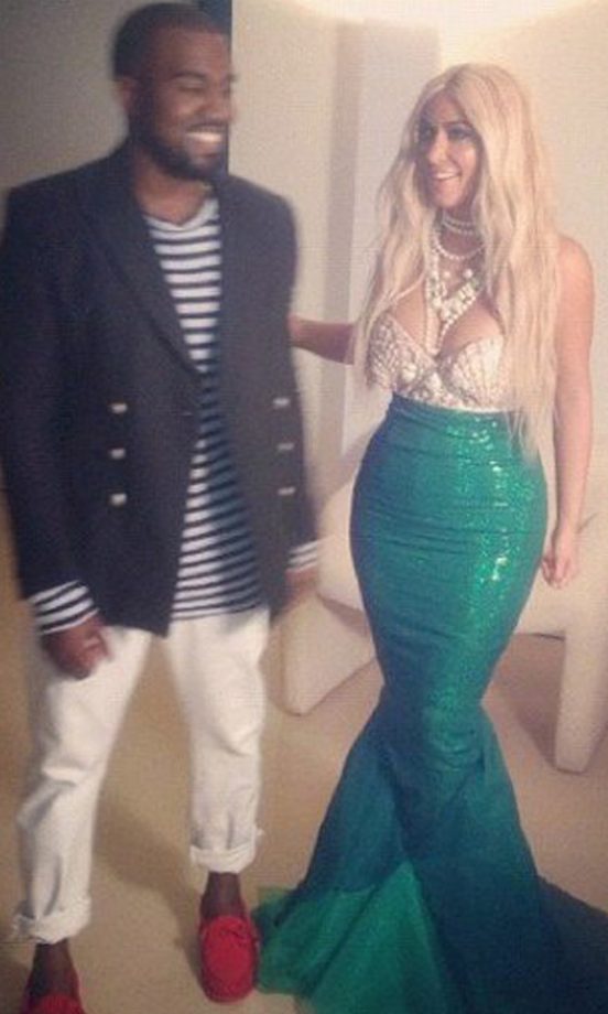 Celebrity Halloween Costumes: Kanye West & Kim Kardashian (@kimkardashian)