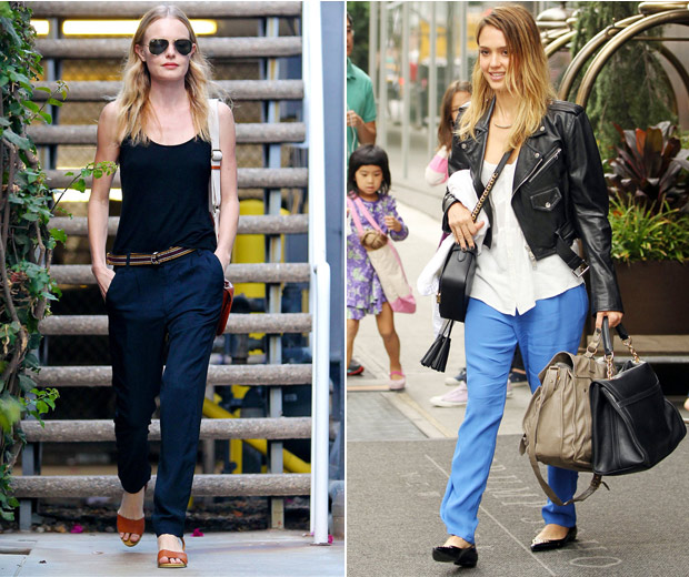 Kate Bosworth & Jessica Alba’s Weekend Wardrobes