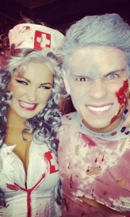 Celebrity Halloween Costumes: Sam Faiers & Joey Essex (@samanthafaiers)