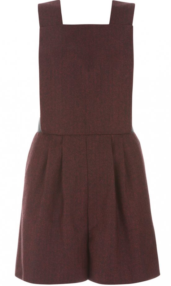 Topshop AW12 Maroon Playsuit, £55