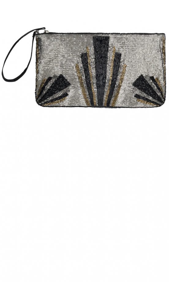 M&S Art Deco Beaded Clutch Bag, £29.50