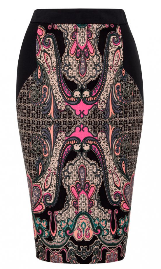 M&S Limited Edition Wild Paisley Skirt, £35