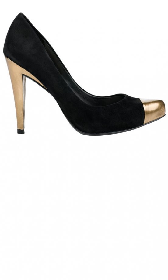 M&S Autograph Metallic Capped Court Heels, £49.50